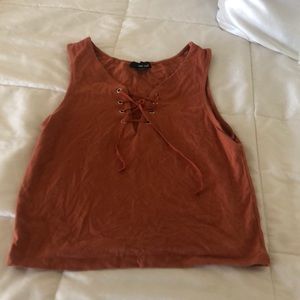 Tank top, color burnt orange